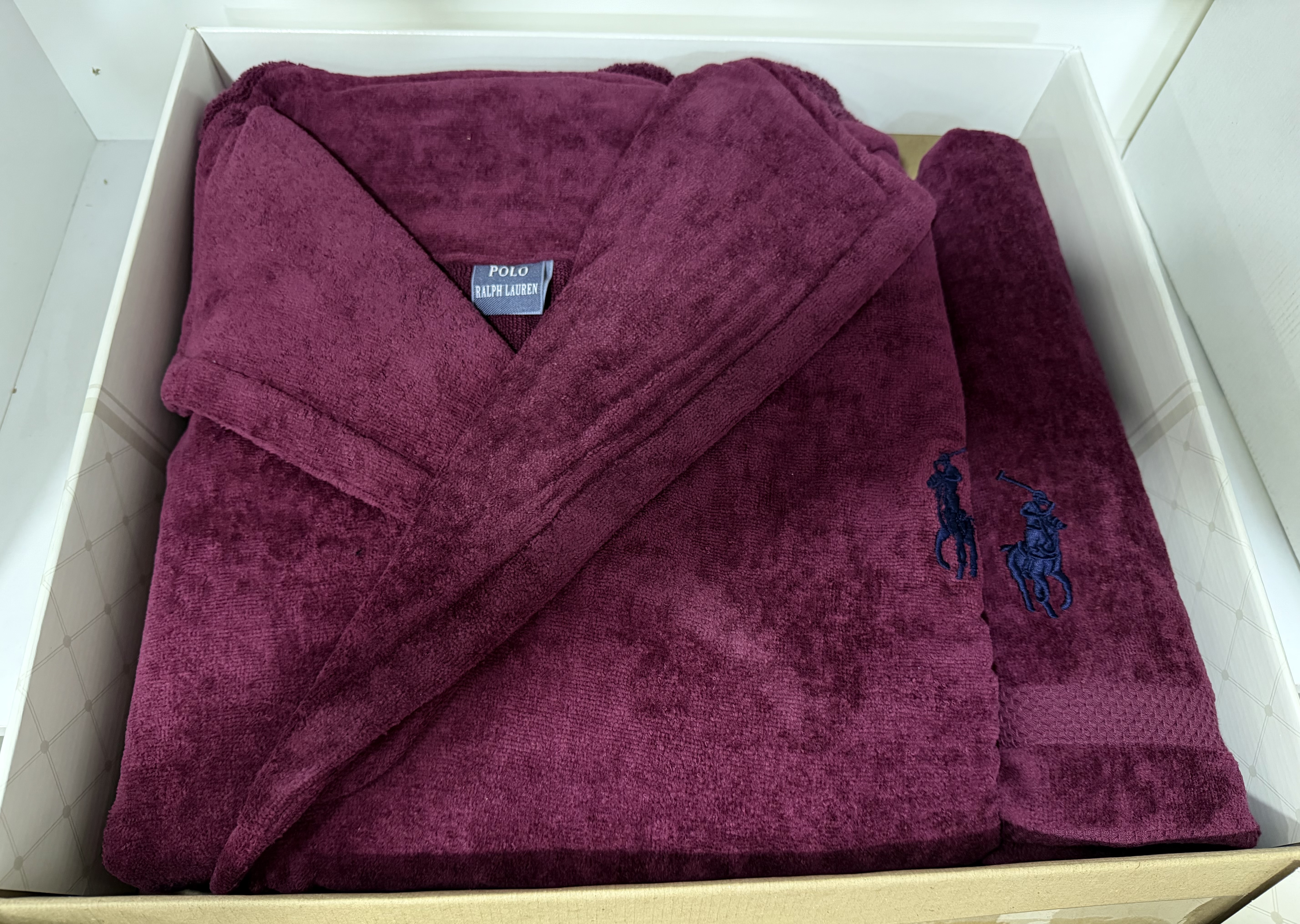 Sortie de bain polo GRAND TAILLE (2XL/3XL)